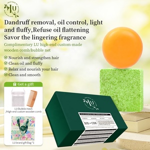 Shampoo Solido Artigianale Portatile al Tè Verde Naturale e Burro di Karité per il Controllo dell'Olio, Antiforfora e Crescita dei Capelli - Product Image 2