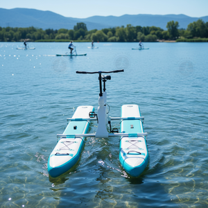 Bicicleta Acuática Inflable Resistente, Bicicleta <span class=keywords><strong>de</strong></span> Pedales Portátil para Entretenimiento en Lagos y Piscinas - Product Image 2