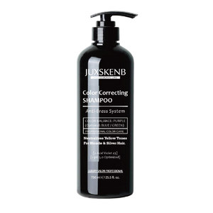 Shampoo correcteur de couleur violet personnalisé avec logo, neutralisateur de bronzage, éclaircissant pour cheveux blonds et mèches, soin capillaire, shampooing argenté - Product Image 1