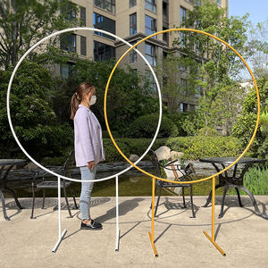 Decorazioni di nozze <span class=keywords><strong>arco</strong></span> del cerchio rialzato sfondo decorazioni per feste di compleanno cornici per striscioni fotografici <span class=keywords><strong>arco</strong></span> di nozze - Product Image 3