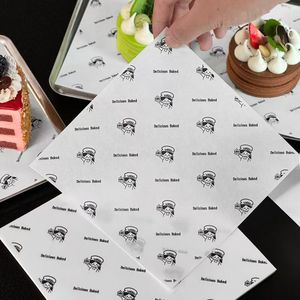 אוכל סיטונאי מזון בטוח גריז לשימוש חוזר המבורגר אפייה חמאה כריך אריזת נייר עטיפה - Product Image 2