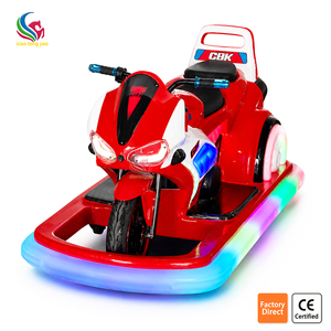 Children Parent Child Double Seat Electric Motorcycle Bumper Car FRP Battery Ride on Toy Car for Outdoor Indoor Business - Product Image 1