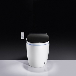 <span class=keywords><strong>High</strong></span> tech Closestool Intelligent Toilettes Noir monté au Sol Toilette Intelligente - Product Image 6