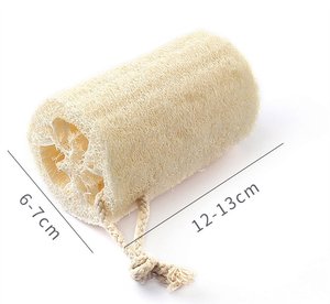 Logo personalizzato naturale morbida pelle a base di spugna Luffa a base vegetale delicato esfoliante per il corpo Scrubber verde bagliore senza colorante <span class=keywords><strong>Set</strong></span> da <span class=keywords><strong>bagno</strong></span> - Product Image 2