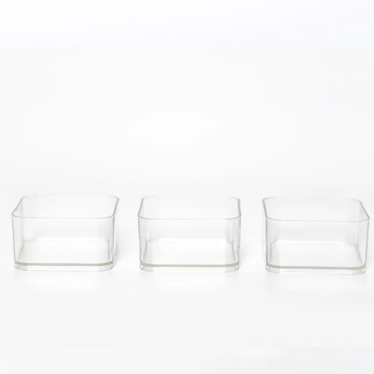 Polycarbonate clear empty pc plastic tea light candle cups
