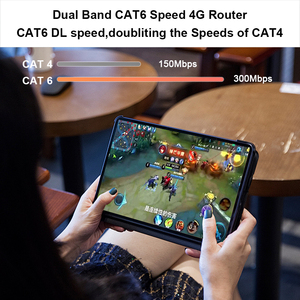 Cat6 300Mbps Dl Kuwfi Dual Band 1200Mbps LTE <span class=keywords><strong>Router</strong></span> Đa Gigabit RJ45 Cổng Trong Nhà 4G Wifi <span class=keywords><strong>Router</strong></span> Với Có Thể Tháo Rời Antenna - Product Image 4