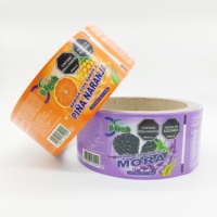 Étiquettes d'emballage en film rétractable en PVC souple de qualité alimentaire pour les boissons énergisantes, les jus, durables, imperméables, écologiques, étiquettes pour bouteilles de boissons
