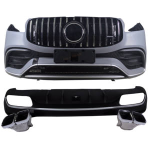 Le dernier style de kit de carrosserie <span class=keywords><strong>GLS</strong></span> <span class=keywords><strong>AMG</strong></span> 167 d'origine pour <span class=keywords><strong>Mercedes</strong></span> Benz <span class=keywords><strong>GLS</strong></span> W167 <span class=keywords><strong>AMG</strong></span> Grille d'assemblage de pare-chocs avant 2021-2023 - Product Image 1