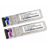 Module émetteur-récepteur SFP+ 10G BiDi SFP 20km LC 1270nm/1330nm SFP 10G WDM SFP BiDi SM pour commutateur Ethernet routeur
