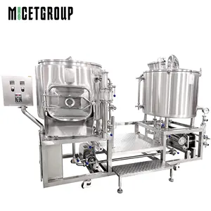 New designed low price 1BBL 2BBL 2 vessel brewhouse alcohol making machine brewery unit beer brewing equipment for sale