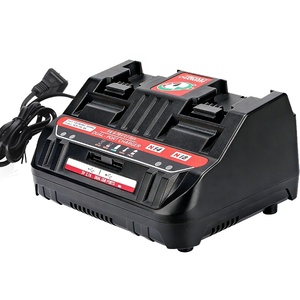 Estación de Carga de Baterías de Doble Puerto Compatible con la Batería de Litio MilWaukees de 18 V, Cargador de Baterías Rápido M 18S con 2 Puertos <span class=keywords><strong>USB</strong></span> - Product Image 1