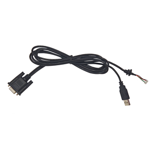 Conector <span class=keywords><strong>RS232</strong></span> <span class=keywords><strong>Cable</strong></span> serie macho a <span class=keywords><strong>cable</strong></span> desnudo con marcador de <span class=keywords><strong>cable</strong></span> Conector <span class=keywords><strong>RS232</strong></span> a <span class=keywords><strong>cable</strong></span> desnudo Negro - Product Image 1