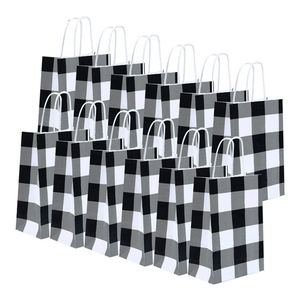 Christmas Paper Birthday Kraft Party <b>Bags</b> with Handle for Christmas Wedding High Tear Resistance Load Capacity Paper <b>Bag</b> - Product Image 1