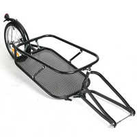 Remorque de vélo pliable en acier OEM, portable, pour le transport de marchandises, fabriquée en Chine, modèle 8002TN