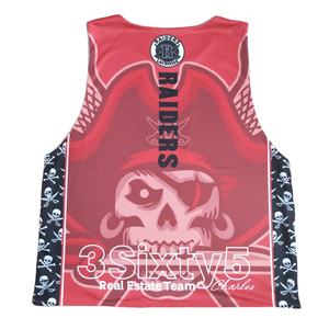 Logotipo de sublimación personalizado uniforme de lacrosse reversible - Product Image 2