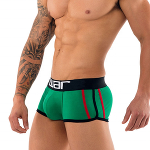 All'ingrosso <span class=keywords><strong>Mini</strong></span> Boxer Sexy in tinta unita da <span class=keywords><strong>uomo</strong></span> comode mutande traspiranti in cotone modale con Logo privato personalizzato - Product Image 5