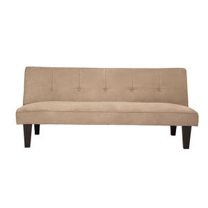 Giường Sofa Bằng Nhung Camel Có Thể Gập Lại Được Tufted Với Chân Gỗ Giường Sofa Kiểu Mỹ <span class=keywords><strong>Futon</strong></span> Cho Gia Đình - Product Image 2
