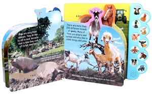 Oink nella fattoria 10 pulsanti libri sonori <span class=keywords><strong>per</strong></span> i <span class=keywords><strong>bambini</strong></span> <span class=keywords><strong>per</strong></span> imparare i suoni degli animali da fattoria - Product Image 3