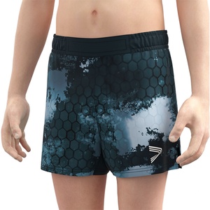 กางเกงขาสั้นออกกำลังกายยืดหยุ่นสำหรับผู้ชายและผู้หญิง ยี่ห้อ Manufacturer Sublimation Sportswear Club เหมาะสำหรับยกน้ำหนัก ฟิตเนส และกีฬาต่างๆ - Product Image 5