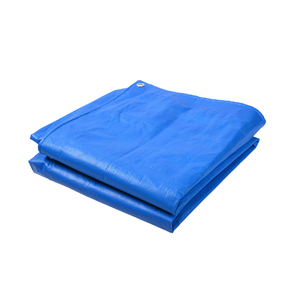 Bâche en PE haute résistance, imperméable, réfléchissante, robuste, bleue, pour usage extérieur et rideaux - Product Image 2