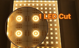 Panneau à <span class=keywords><strong>Led</strong></span> Flexible avec Lentille Angle de Faisceau de 160 Degrés Éclairage Doux Rétroéclairage en Feuilles pour Dalles Murales et Comptoirs en Marbre Agate - Product Image 2