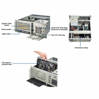 PC industriel en rack 4U IPC-610H Intel LGA 1151 Gen 6/7/8/9 6 ports série double LAN Gigabit USB 3.0 VGA DVI
