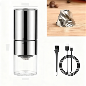 Cafetera Automática con Cuchilla de Acero Inoxidable, Portátil, para Uso en Exteriores, Hogar y Automóvil - Product Image 4