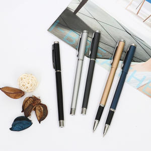 Bolígrafo de Alta Gama Negro de 0.5mm, Sensación Metálica, Diseño Elegante, Tinta de Secado Rápido con Logotipo Grabado con Láser, Regalo Promocional - Product Image 3