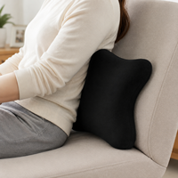 Coussin lombaire en mousse à mémoire de forme Butterfly pour chaises de bureau, coussin de soutien lombaire profilé, coussin lombaire pour chaises de bureau et de lecture