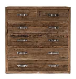 Commode à tiroirs en bois <span class=keywords><strong>de</strong></span> chêne vintage français AY-2641R1, <span class=keywords><strong>style</strong></span> <span class=keywords><strong>ancien</strong></span>, plusieurs tiroirs, <span class=keywords><strong>meuble</strong></span> <span class=keywords><strong>de</strong></span> <span class=keywords><strong>rangement</strong></span> pour chambre à coucher, salon - Product Image 3