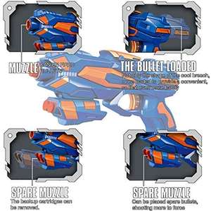 Hot Selling Rot/Blau Soft Gun mit 30 Soft Foam Bullets für lustige Schieß spiele-Kindertag Geschenk Spielzeug pistole für Alter 5 - Product Image 3
