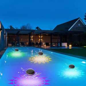 Lámpara Solar Flotante Impermeable IP67, Cuerpo de PC LED, Luz Azul, <span class=keywords><strong>Luces</strong></span> Decorativas para <span class=keywords><strong>Piscina</strong></span>, Jardín, Estanque, Patio, <span class=keywords><strong>Piscina</strong></span> Exterior - Product Image 1