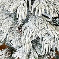 Großhandel Fallender Schnee Schneeflocken-Samt Weihnachtsbaum Schaufenster-Deko Künstlicher Baum Weihnachtliche Atmosphäre für Zuhause Hochwertige Dekoration