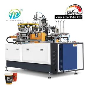 Hot Selling 2-16Oz Vormende Volautomatische Wegwerp Papieren Bekermachine Vormen Papier Koffie Thee Papier Cup Making Machine