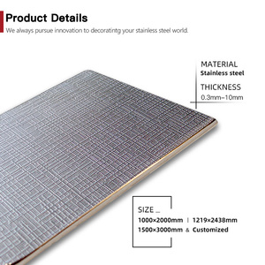 Feuille d'acier inoxydable anti-rayures 304 Finition sablée Plaque d'acier inoxydable Plat Feuille d'acier inoxydable - Product Image 3