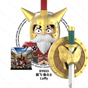 Nhỏ Khối Bộ <span class=keywords><strong>1</strong></span> Mảnh OP Nhân Vật Luffy Nami Franky Brook Mini Anime Hành Động Con Số Tự Làm Xây Dựng Khối Đồ Chơi Trẻ Em - Product Image 2