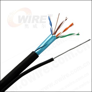 Owire ngoài trời <span class=keywords><strong>FTP</strong></span> cáp Ethernet IP67 thép không thấm nước Messenger dây tự hỗ trợ CAT5E AL FOIL che chắn LSZH áo khoác ngoài - Product Image 4