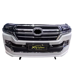 Original para <span class=keywords><strong>Toyota</strong></span> Landcruiser parachoques delantero parrilla faros guardabarros y arnés de Radar parachoques de coche usado - Product Image 4