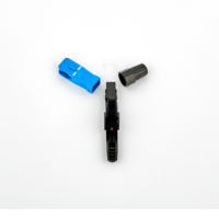 Conector de Montaje Rápido SC UPC para Instalación de Red de Cable de Fibra FTTH, Conector Rápido de Fibra Óptica de Alta Calidad
