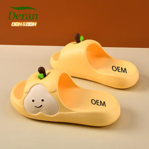 Deran OEM Mode Prix abordable Sabots de jardin et pantoufles pour femme, à enfiler, légers, style Apple, classiques, pour la douche - Product Image 1