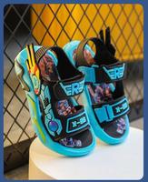 Sandales pour enfants à semelle souple antidérapante, légères en PVC, chaussures de plage pour garçons, sandales décontractées pour enfants, design tendance