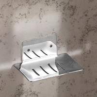 YOTO porte-savon plateau mural solide en acier inoxydable salle de bain douche porte-savon plat stockage porte-savon