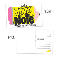 Mignon crayon classe incitations enseignant Notes enfants motivationnel récompense cartes enseignant courrier cartes postales pour les étudiants
