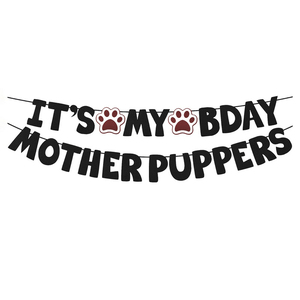 لافتة عيد ميلاد ملونة وصديقة للبيئة من الورق المتين قابلة للتخصيص بالجملة، لافتة 'إنها عيد ميلادي' لحفلات الحيوانات الأليفة - Product Image 4