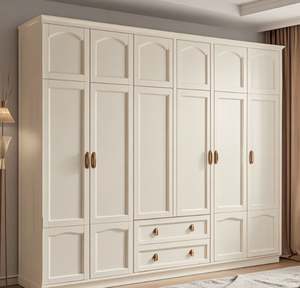 Armoire moderne de grande taille pour la chambre à coucher, meuble de rangement pour vêtements, personnalisable - Product Image 1