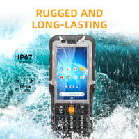 OEM S50RUB EX30 robusto Android 10/11 PDAs de mano Mtk 5000mAh T9 teclado 1D/2D escáner pistola lector NFC Software Industrial