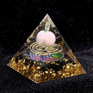 Pietra Frantumata a Piramide da 5cm Lucidata per Ornamenti in Resina Epossidica, Artigianato Transfrontaliero - Product Image 6