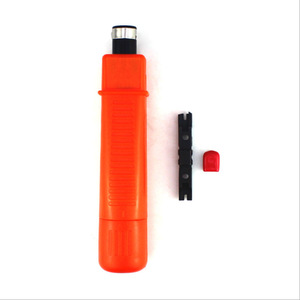 341B Câble <span class=keywords><strong>Orange</strong></span> Coupeur téléphonique <span class=keywords><strong>Carte</strong></span> réseau Coupeur de câble 110 Module de cadre de distribution Outil de câble - Product Image 4