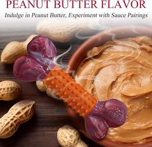 Jouets à mâcher interactifs pour chiens - Plastique durable et résistant pour les chiens agressifs et les grands chiens - Product Image 4