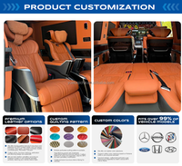 Siège de voiture électrique VIP de luxe, rotation électrique à 360°, siège chauffant pour aviation commerciale, pour Mercedes-Benz Sprinter V-Class V260 V300